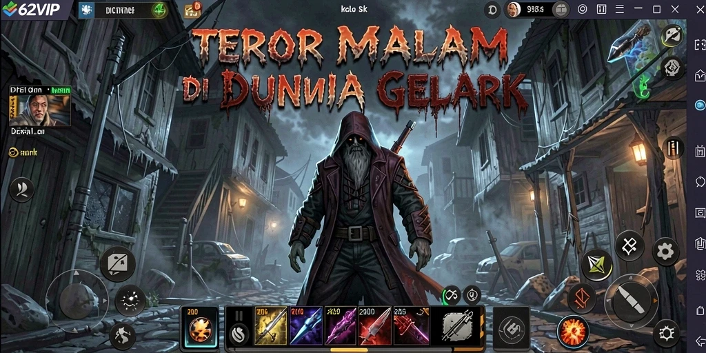 Tampilan gameplay menyeramkan dari 62VIP yang penuh ketegangan.