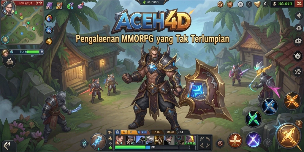 Tangkapan layar gameplay <strong>ACEH4D</strong> menampilkan aksi pertarungan yang seru dan petualangan yang mendebarkan.