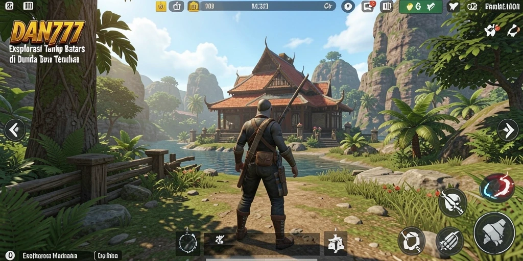 Screenshot menampilkan eksplorasi mendalam dalam dunia Open World.