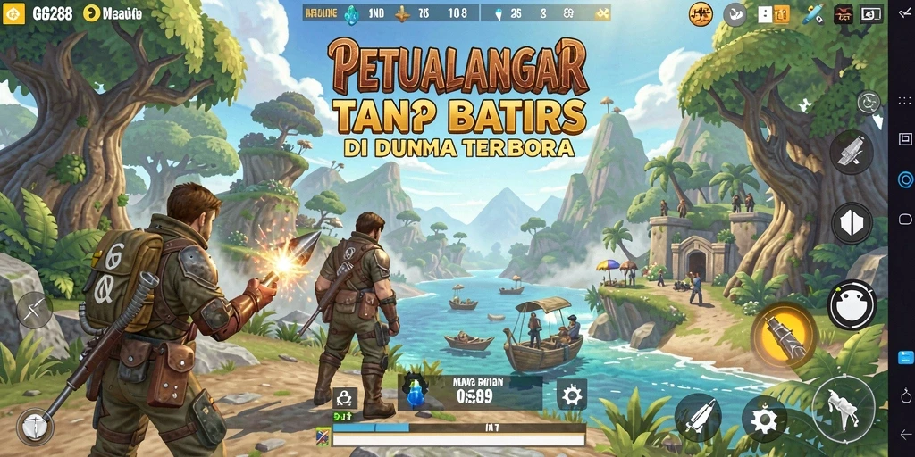 Menampilkan gameplay seru di dunia terbuka yang luas.