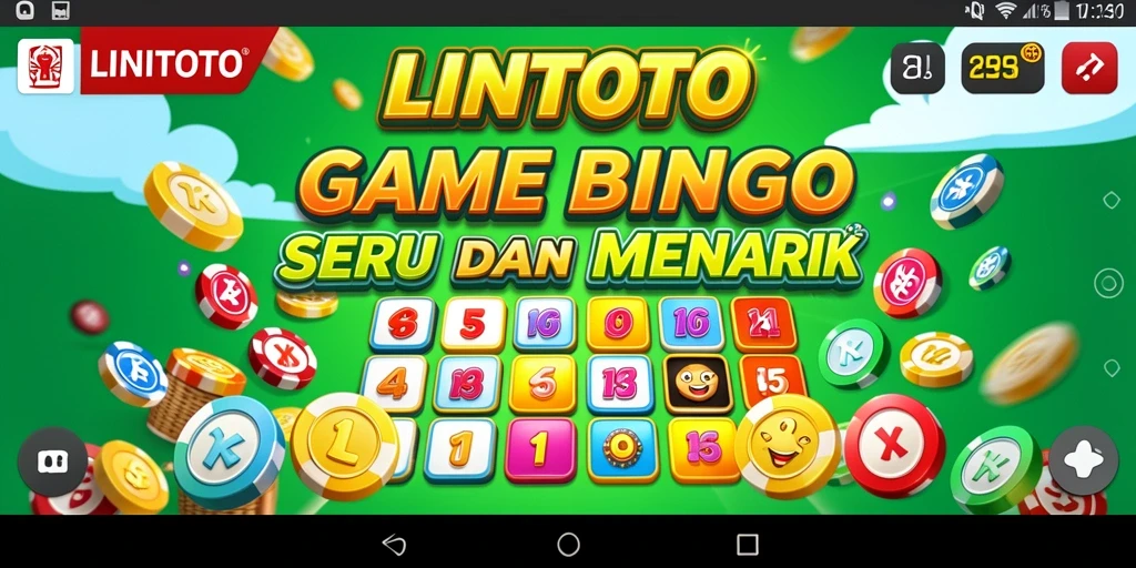 Screenshot gameplay LINITOTO menunjukkan suasana seru permainan Bingo.