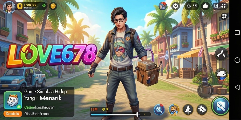 Tampilan gameplay LOVE678 yang memukau dan penuh interaksi.