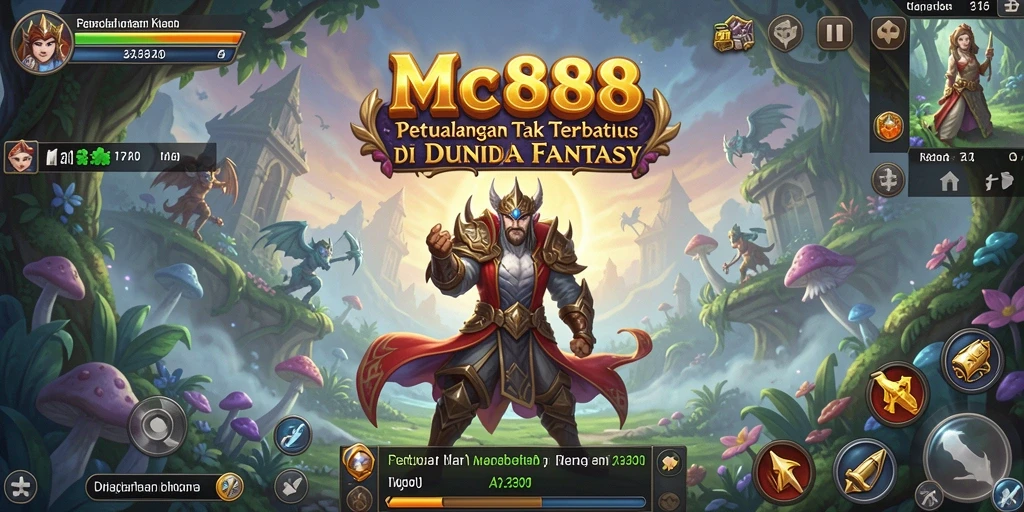 Tampilan gameplay menarik dari MC888 dengan petualangan menantang.