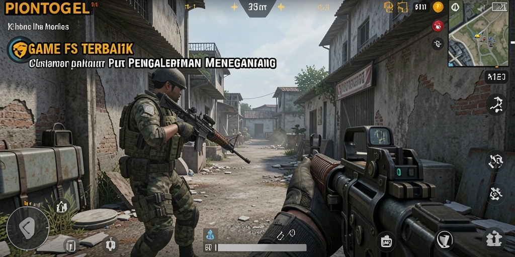 Tangkapan layar gameplay PIONTOGEL menampilkan aksi tembak-menembak seru.
