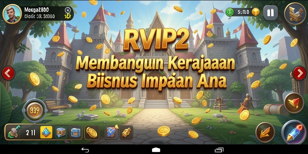 Tampilan menarik gameplay RVIP2 dengan elemen Tycoon.