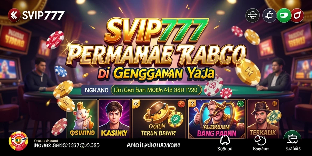 Screenshot gameplay SVIP777 menampilkan momen seru di Kasino.