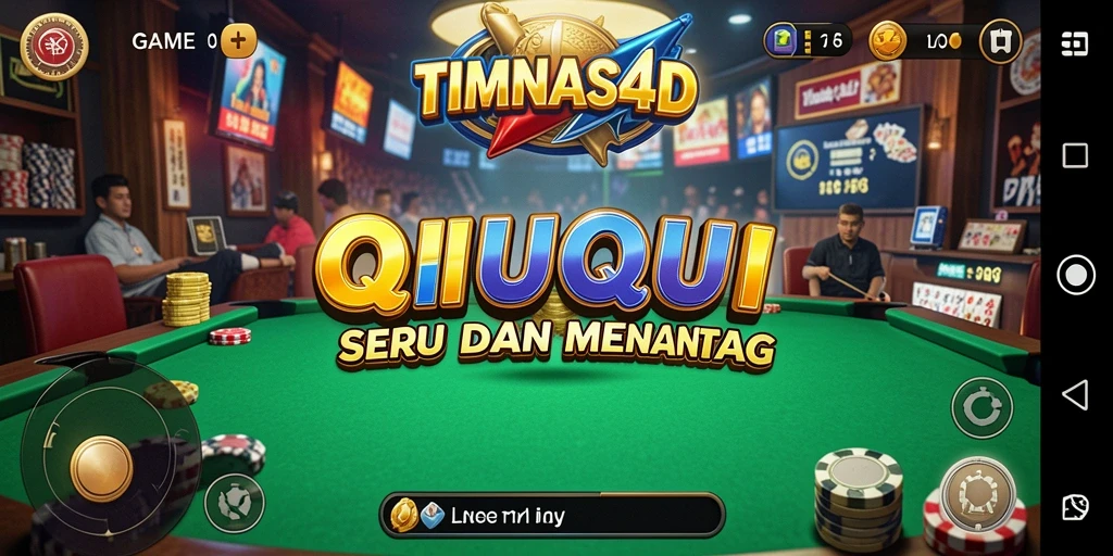 Gameplay QiuQiu seru di TIMNAS4D dengan tantangan menarik.