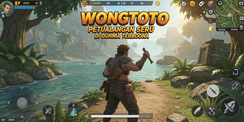Tampilan gameplay WONGTOTO yang memukau di dunia terbuka.