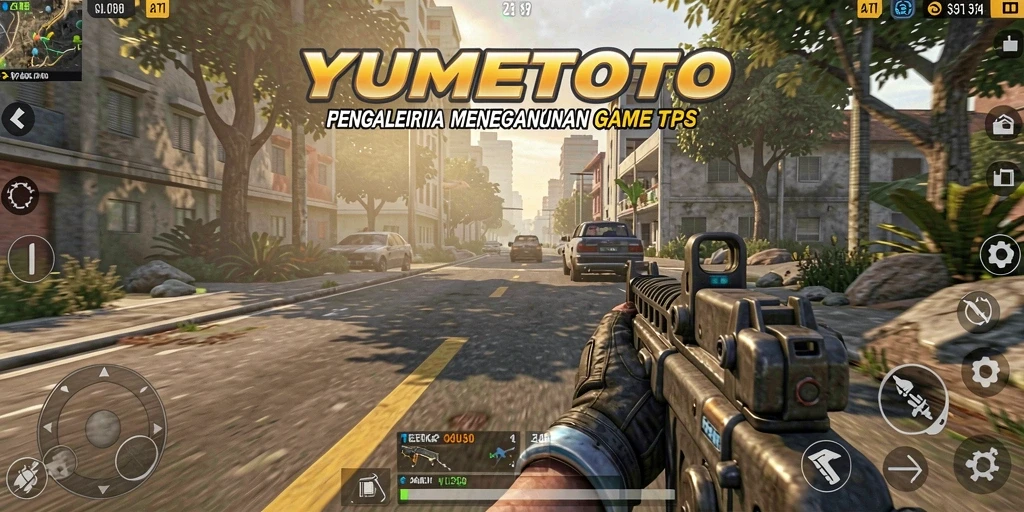 Gameplay seru YUMETOTO menunjukkan aksi tembak-menembak yang intens.