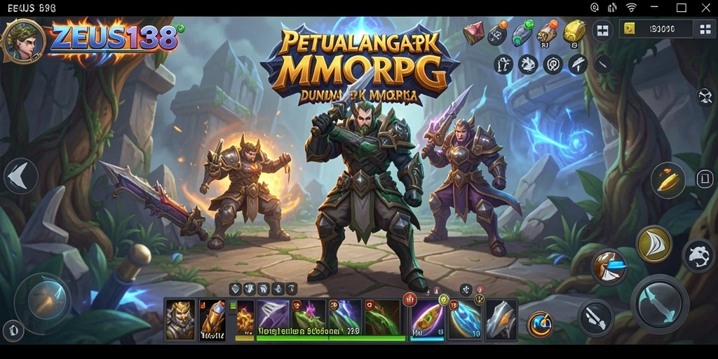 Tampilan menarik dari ZEUS138 saat pemain menjelajahi dunia MMORPG.
